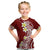 Hawaii Aloha Kid T Shirt Plumeria Vintage - Crimson LT7 Crimson - Polynesian Pride