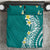 Hawaii Aloha Bedding Set Plumeria Vintage - Teal LT7 Teal - Polynesian Pride