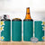 Hawaii Aloha 4 in 1 Can Cooler Tumbler Plumeria Vintage - Teal