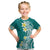 Hawaii Aloha Kid T Shirt Plumeria Vintage - Teal LT7 Teal - Polynesian Pride