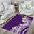 Hawaii Aloha Area Rug Plumeria Vintage - Violet LT7 - Polynesian Pride