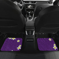 Hawaii Aloha Car Mats Plumeria Vintage - Violet LT7 - Polynesian Pride