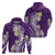 Hawaii Aloha Hoodie Plumeria Vintage - Violet LT7 - Polynesian Pride