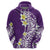 Hawaii Aloha Hoodie Plumeria Vintage - Violet LT7 - Polynesian Pride