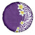 Hawaii Aloha Spare Tire Cover Plumeria Vintage - Violet LT7 - Polynesian Pride