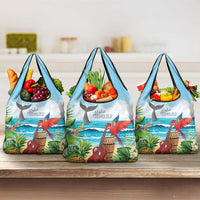 Aloha Honolulu Festival Grocery Bag Ukulele By The Shore