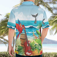 Aloha Honolulu Festival Hawaiian Shirt Ukulele By The Shore