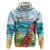 Aloha Honolulu Festival Hoodie Ukulele By The Shore