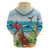 Aloha Honolulu Festival Hoodie Ukulele By The Shore