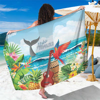 Aloha Honolulu Festival Sarong Ukulele By The Shore