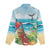 Aloha Honolulu Festival Women Casual Shirt Ukulele By The Shore