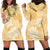 Aloha Honolulu Festival Hoodie Dress Hawaii Kapa Mix Flowers Lei