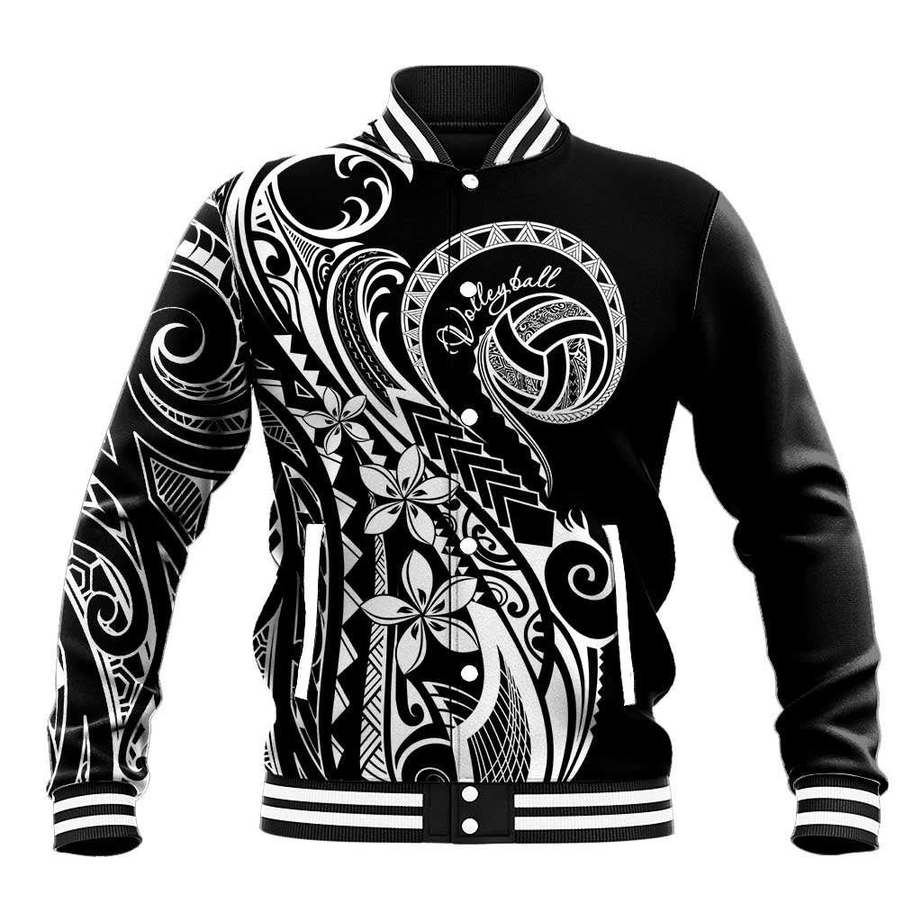 Polynesia Beach Volleyball Personalized Baseball Jacket Basic LT7 Unisex Black - Polynesian Pride