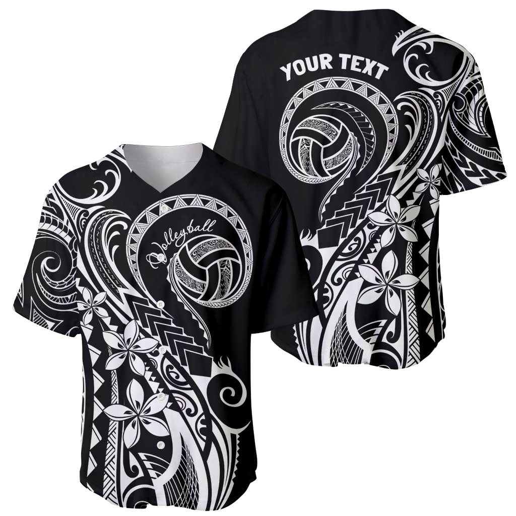 Polynesia Beach Volleyball Personalized Baseball Jersey Basic