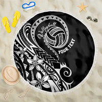 Polynesia Beach Volleyball Personalized Beach Blanket Basic