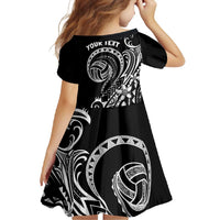 Polynesia Beach Volleyball Personalized Family Matching Off Shoulder Maxi Dress and Hawaiian Shirt Basic