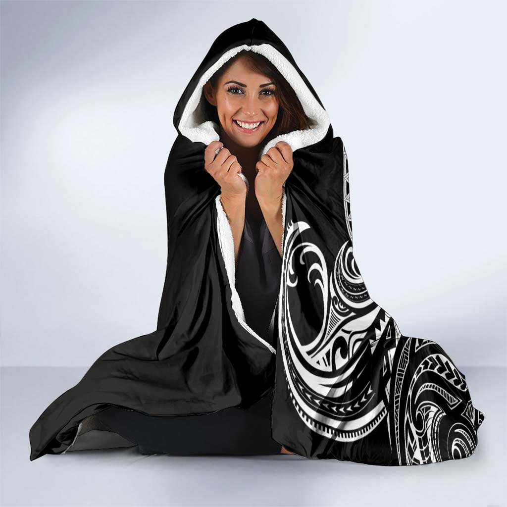 Polynesia Beach Volleyball Personalized Hooded Blanket Basic