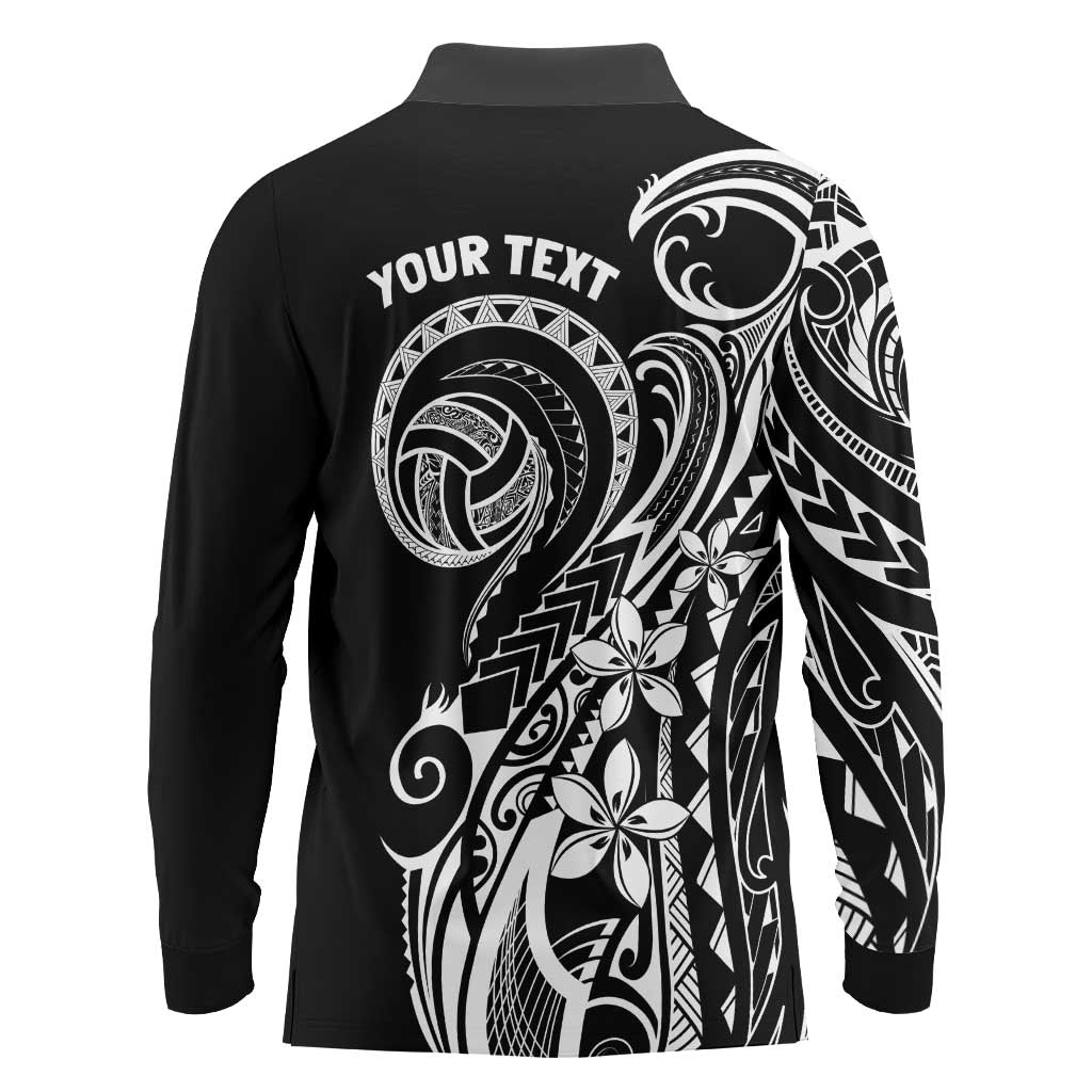 Polynesia Beach Volleyball Personalized Long Sleeve Polo Shirt Basic LT7 - Polynesian Pride