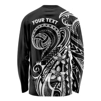 Polynesia Beach Volleyball Personalized Long Sleeve Shirt Basic LT7 - Polynesian Pride