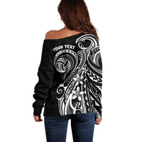 Polynesia Beach Volleyball Personalized Off Shoulder Sweater Basic