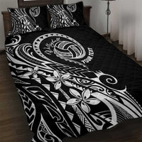 Polynesia Beach Volleyball Personalized Quilt Bed Set Basic LT7 Black - Polynesian Pride