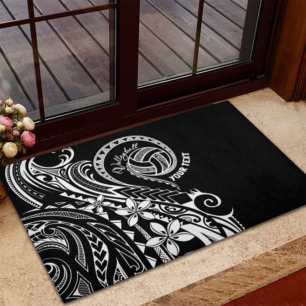 Polynesia Beach Volleyball Personalized Rubber Doormat Basic LT7 - Polynesian Pride