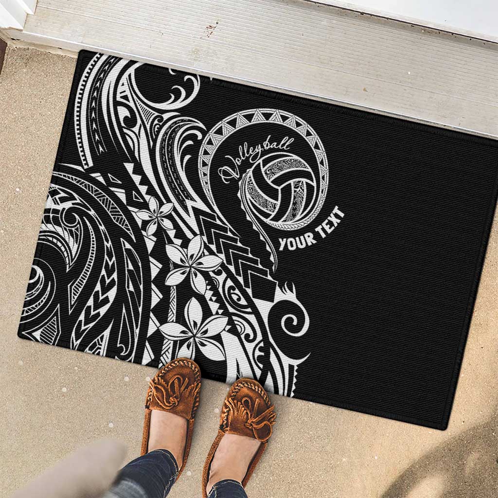 Polynesia Beach Volleyball Personalized Rubber Doormat Basic LT7 - Polynesian Pride