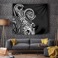 Polynesia Beach Volleyball Personalized Tapestry Basic