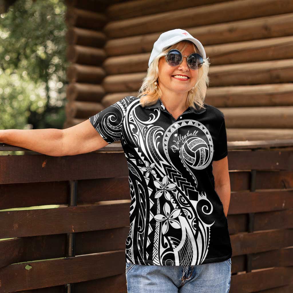 Polynesia Beach Volleyball Personalized Women Polo Shirt Basic