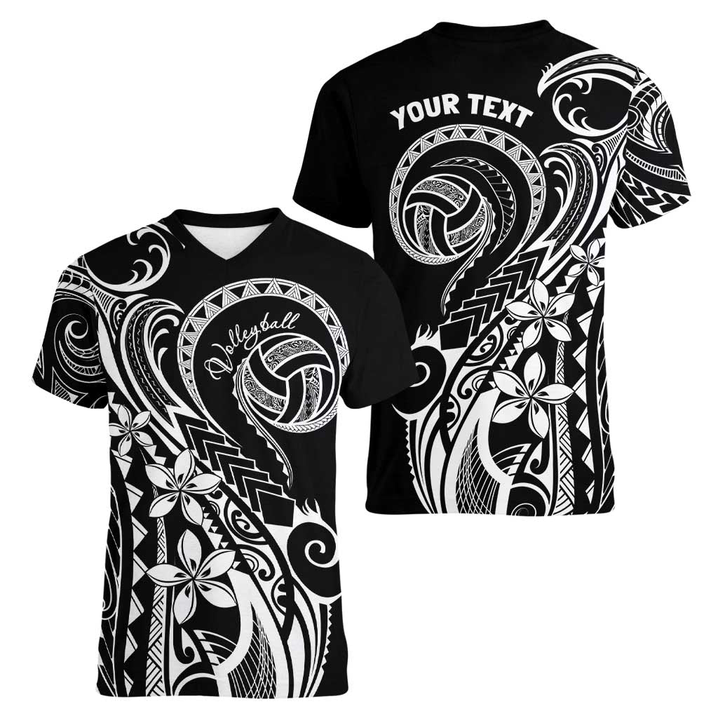 Polynesia Beach Volleyball Personalized Women V-Neck T-Shirt Basic LT7 - Polynesian Pride