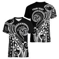 Polynesia Beach Volleyball Personalized Women V-Neck T-Shirt Basic LT7 - Polynesian Pride