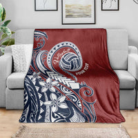 Polynesia Beach Volleyball Personalized Blanket Special LT7 - Polynesian Pride