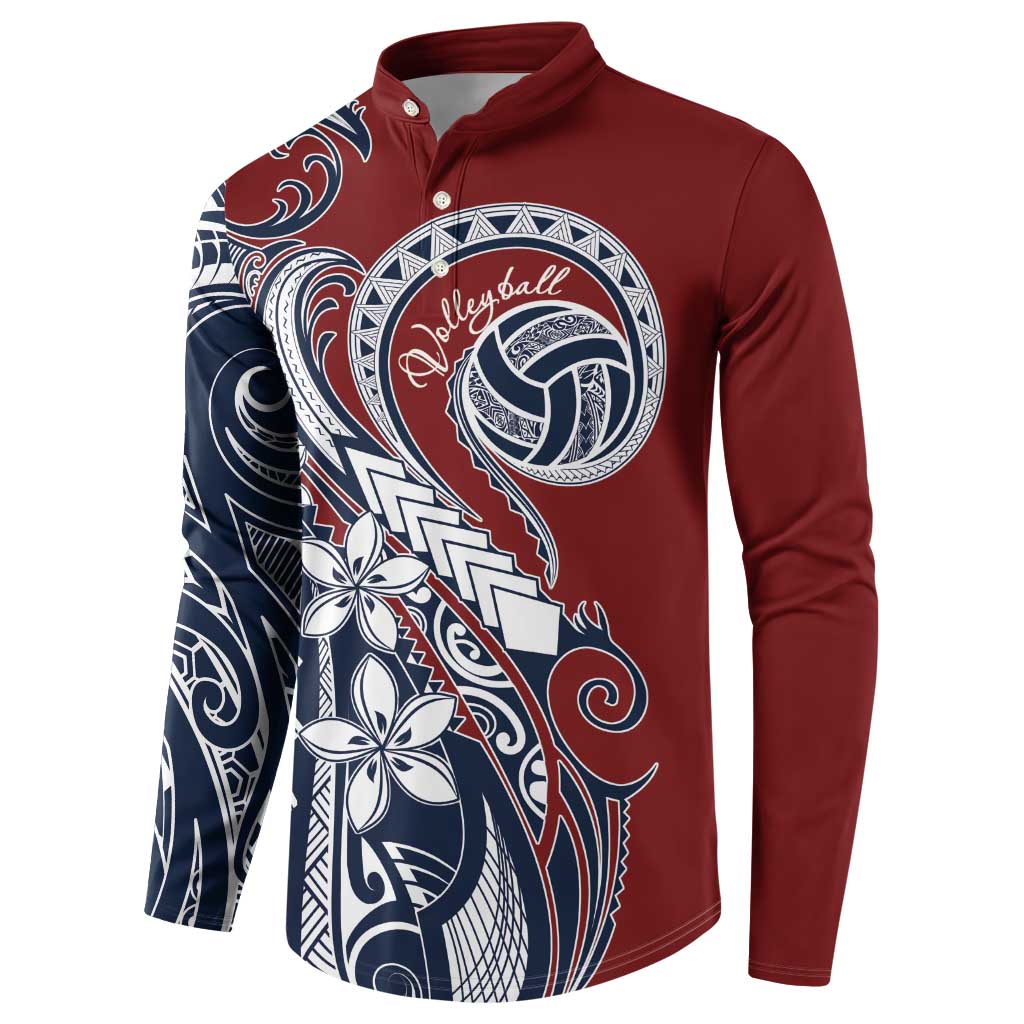 Polynesia Beach Volleyball Personalized Button Sweatshirt Special LT7 - Polynesian Pride