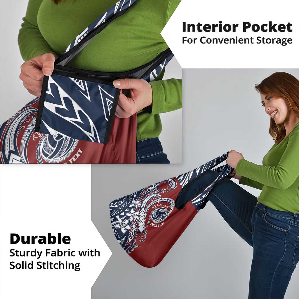 Polynesia Beach Volleyball Personalized Grocery Bag Special