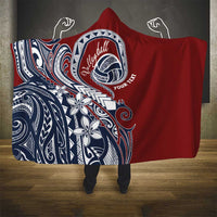 Polynesia Beach Volleyball Personalized Hooded Blanket Special