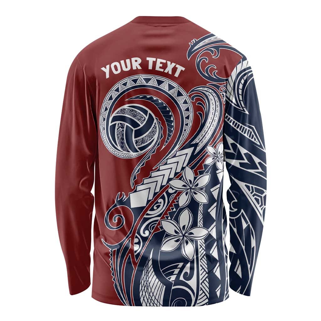 Polynesia Beach Volleyball Personalized Long Sleeve Shirt Special LT7 - Polynesian Pride
