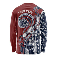 Polynesia Beach Volleyball Personalized Long Sleeve Shirt Special LT7 - Polynesian Pride