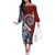 Polynesia Beach Volleyball Personalized Off The Shoulder Long Sleeve Dress Special