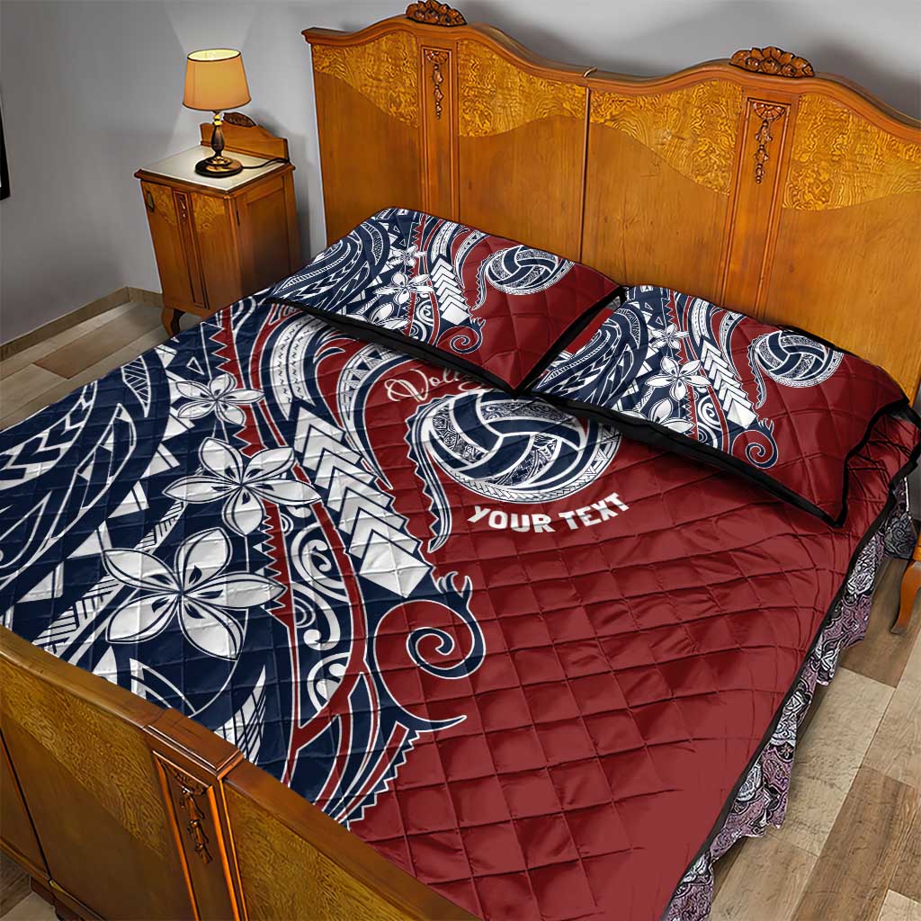 Polynesia Beach Volleyball Personalized Quilt Bed Set Special LT7 - Polynesian Pride