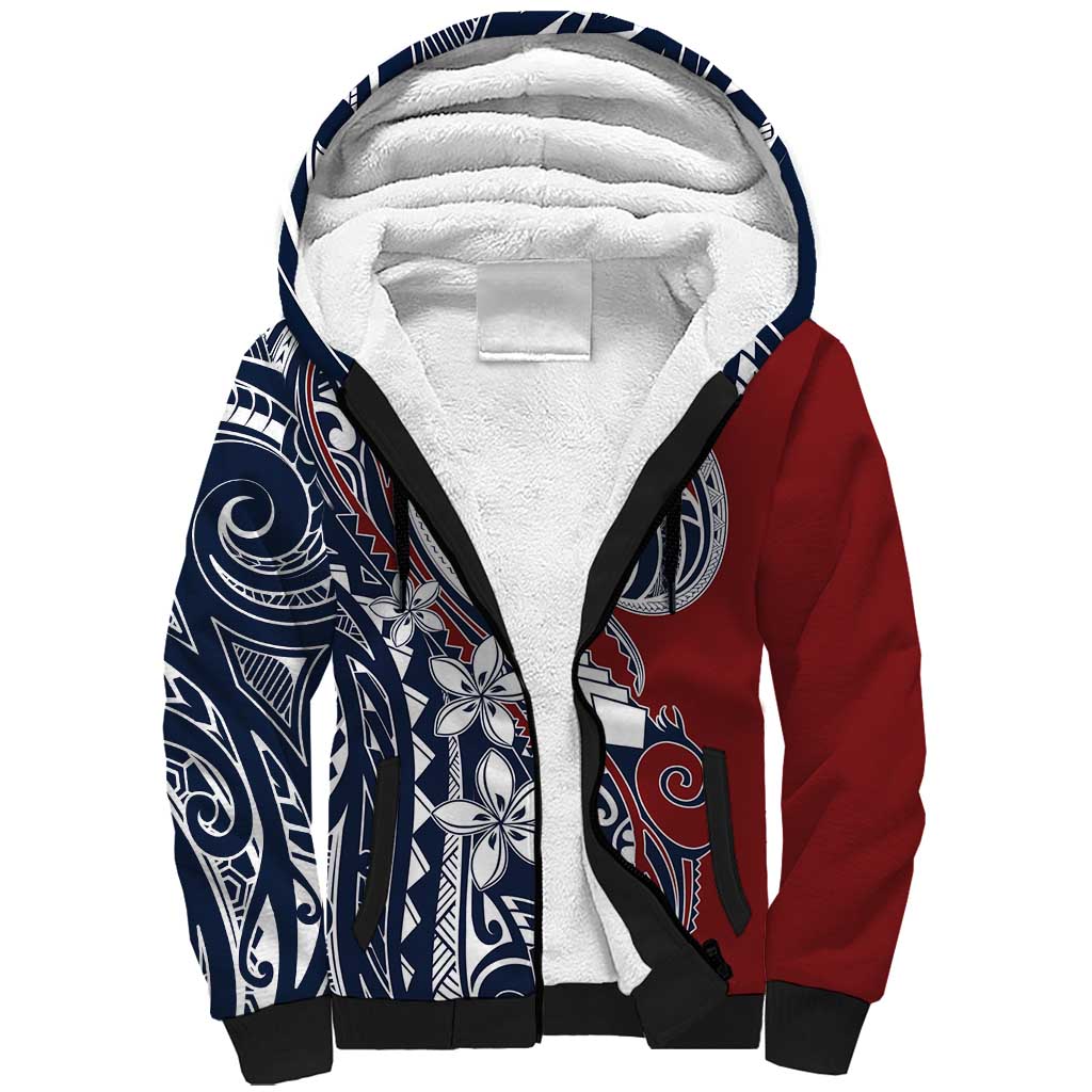Polynesia Beach Volleyball Personalized Sherpa Hoodie Special