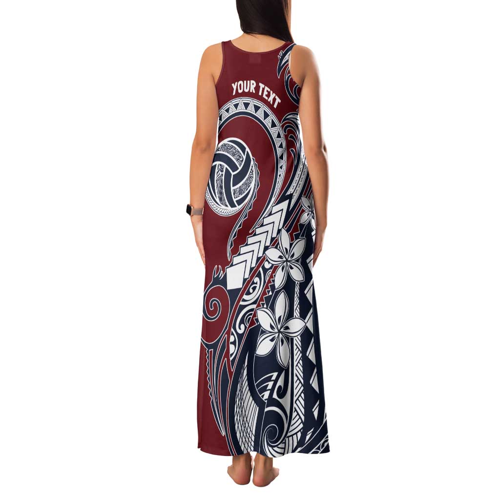 Polynesia Beach Volleyball Personalized Tank Maxi Dress Special LT7 - Polynesian Pride