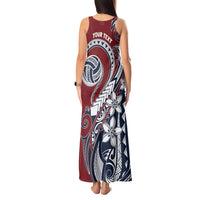 Polynesia Beach Volleyball Personalized Tank Maxi Dress Special LT7 - Polynesian Pride