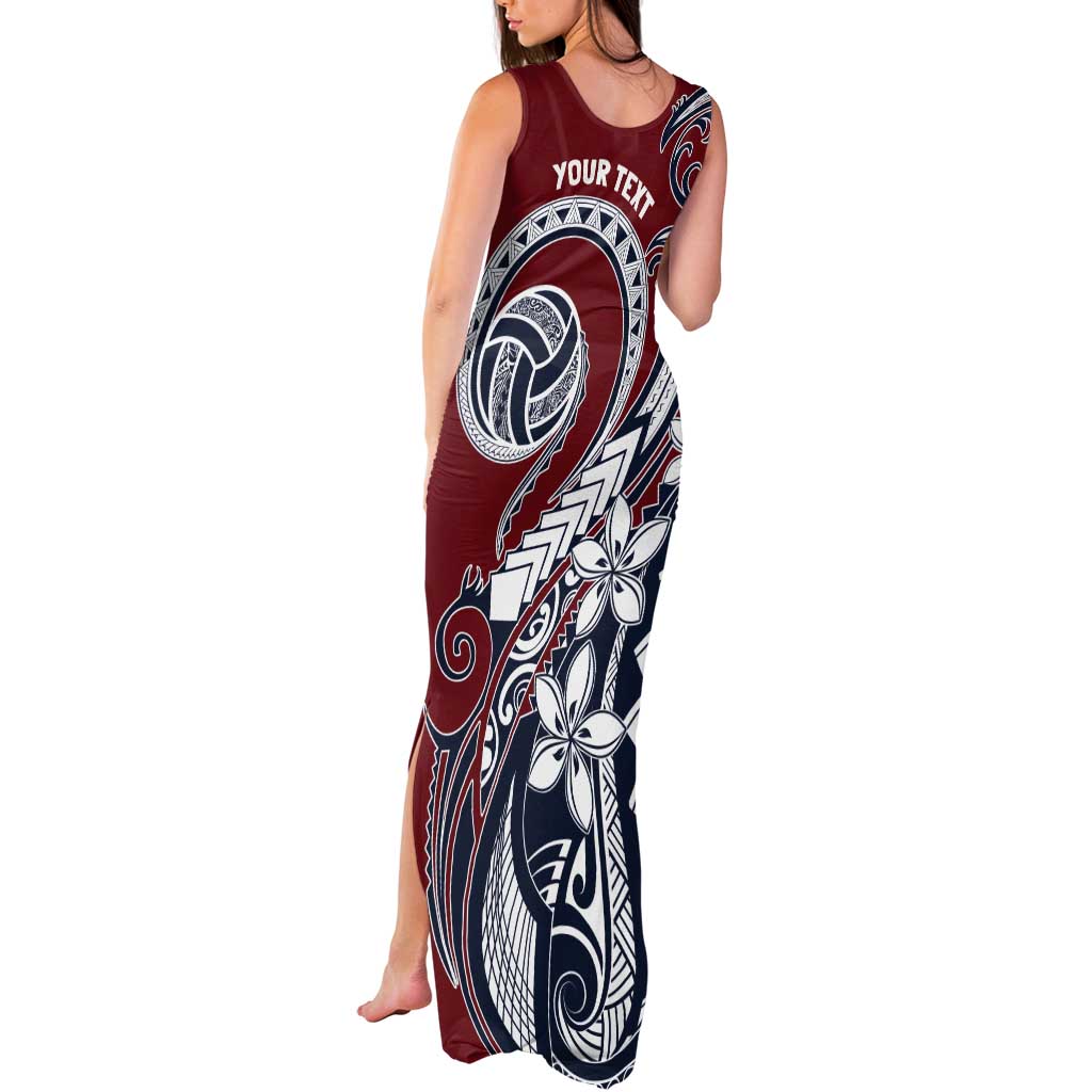 Polynesia Beach Volleyball Personalized Tank Maxi Dress Special LT7 - Polynesian Pride