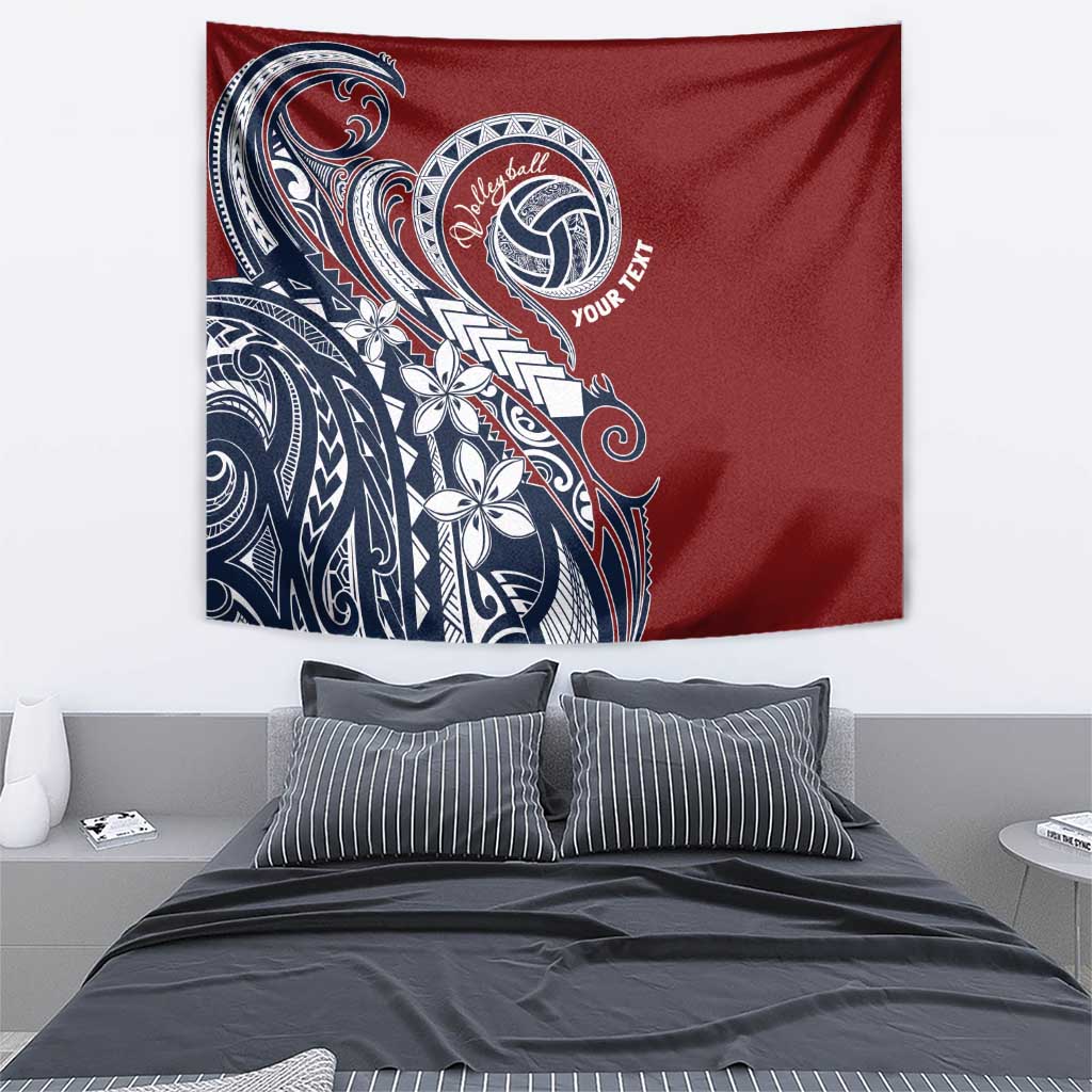 Polynesia Beach Volleyball Personalized Tapestry Special