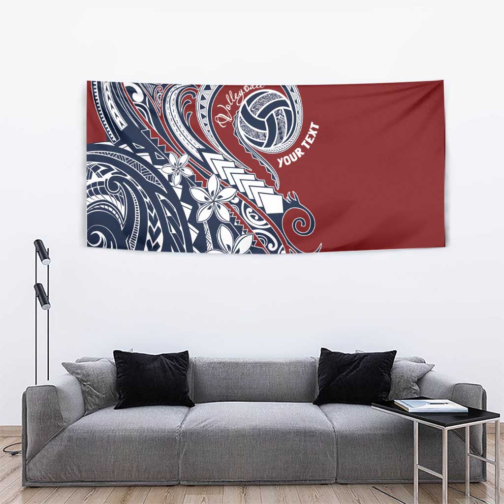 Polynesia Beach Volleyball Personalized Tapestry Special