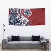 Polynesia Beach Volleyball Personalized Tapestry Special