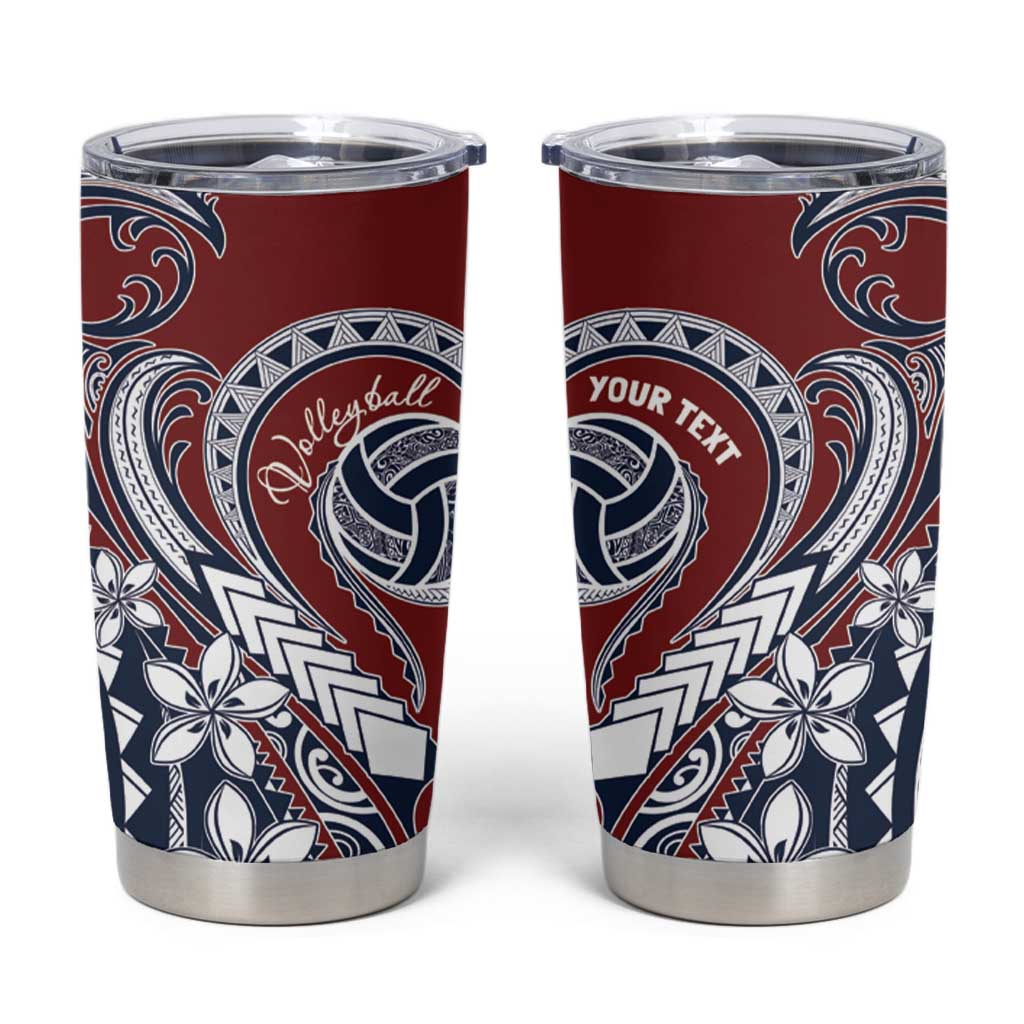 Polynesia Beach Volleyball Personalized Tumbler Cup Special