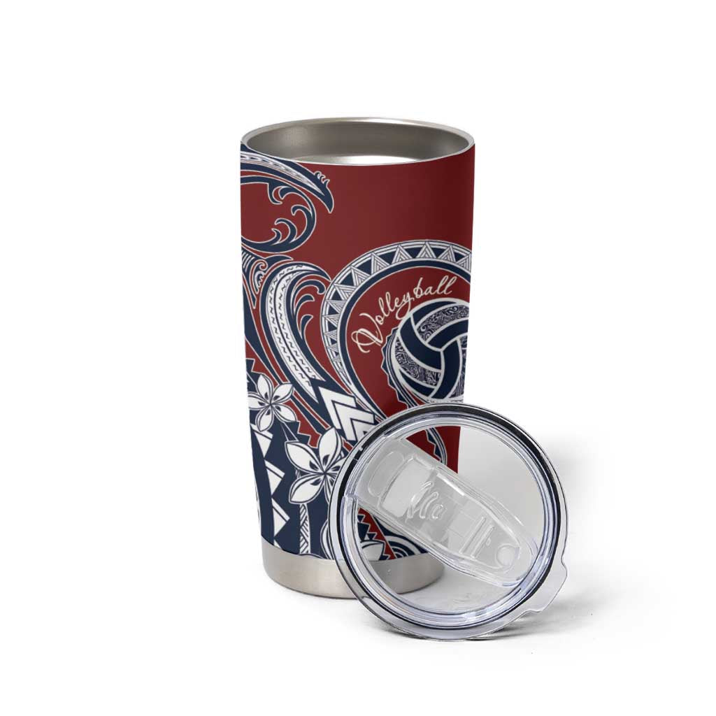 Polynesia Beach Volleyball Personalized Tumbler Cup Special