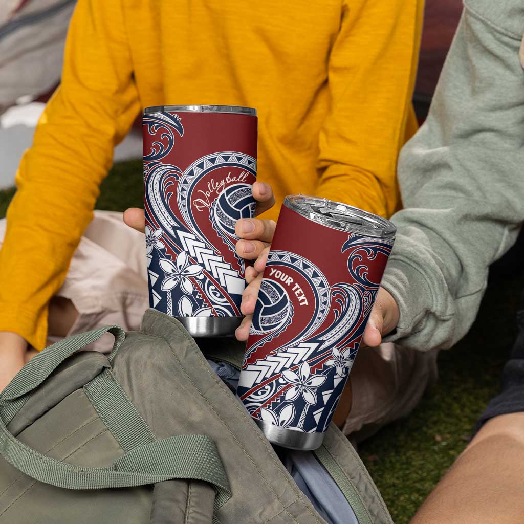 Polynesia Beach Volleyball Personalized Tumbler Cup Special