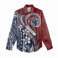 Polynesia Beach Volleyball Personalized Women Casual Shirt Special LT7 - Polynesian Pride